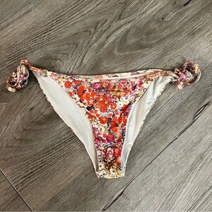 L*Space Floral Bikini Bottom with Side Ties